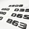 Glossy Black Letters 550G 4X4 850 550 D35 B40 D6S B63 Emblem for Mercedes Benz Brabus G Car Fender Trunk Rear W464 Logo Sticker EB2