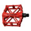 Замечания Японский педальный велосипед алюминиевые педали левая и правая комплект плоские педали шоссейный велосипед горный велосипед спортивный велосипед простой красный