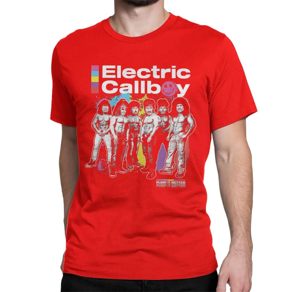 LE Electric Callboy Tour T Shirt Men Women Pure Cotton Casual T-Shirts Round Neck German Music