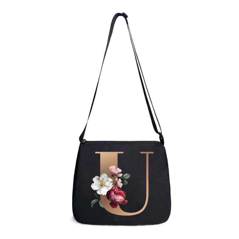 Новая сумка с принтом букв, женская модная универсальная сумка-клатч, портативная сумка-мессенджер, сумка-подмышка, наплечная сумка