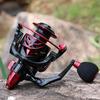 SOUGAYILANG 12 + 1BB Rotating Fishing Reel 5.2:1 High Speed Gear Ratio Smooth Fresh Water Brine Rotating Fishing Reel 1000-4000
