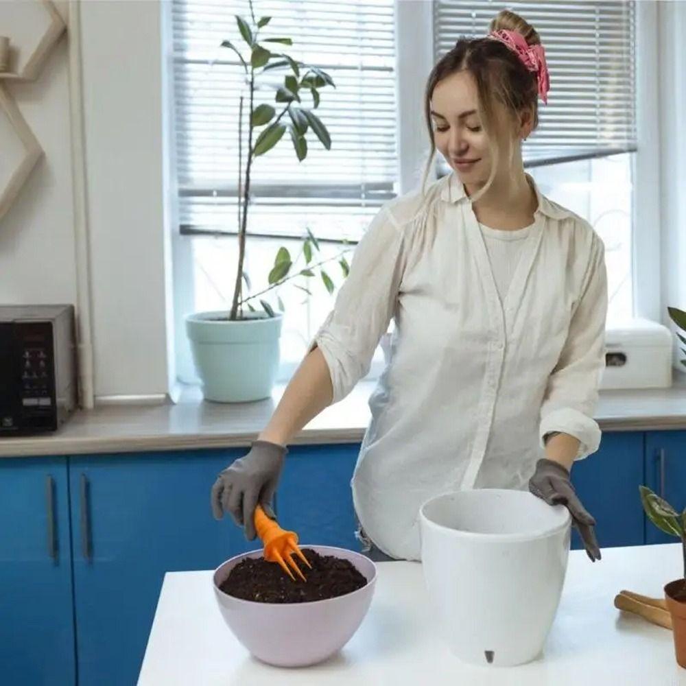 2 шт. Ручной аэратор почвы, 3D-печатный ручной культиватор, садовые копальные вилы, цветочные горшки