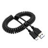 CY UC-080 USB-C Male To USB3.0 A Male Spring Cable