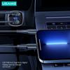 USAMS Быстрое автомобильное зарядное устройство 72 Вт, двухпортовый USB Type C, быстрое зарядное устройство, цифровое зарядное устройство QC PD для ноутбука, телефона для iPhone 13 Pro Max 12 Huawei