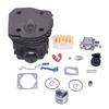 Cylinder Piston Assembly Aluminum Wear Resistance Chainsaw Cylinder Piston Hardware Kits for 353