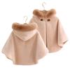 Baby Cloak Cloak Autumn and Winter Outdoor Windproof Lengthened Shawl Children's Coat Spring and Autumn Thickened