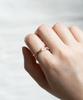 Серебряное кольцо Alleun 925 пробы, двухрядное, многослойное, с шелковым защитным элементом