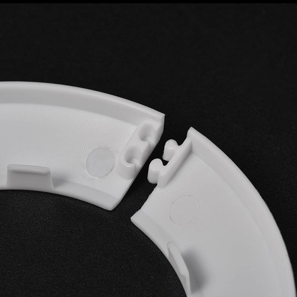 10 шт. ПП Декоративный Пластиковый Накладка на Дренажную Линию Белая Крышка Водопроводная Труба