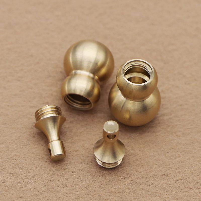 Китайский натуральный фэн-шуй латунная тыква буддийский удачи домашний орнамент декор