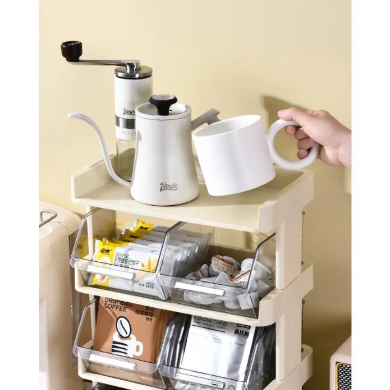 Multi-Purpose Storage Box Rack Tea Bags Coffee Masks Lipstick Cosmetics Kitchen Desk Office Drawer Organization Storage Holder