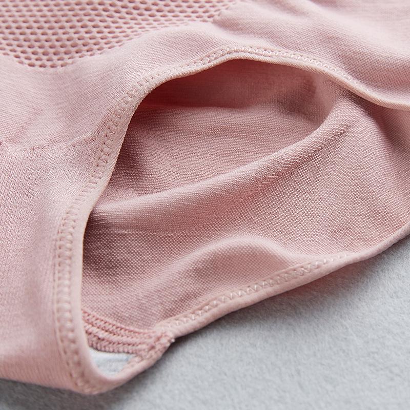 Дышащее бесшовное нижнее белье для женщин, треугольное женское нижнее белье со средней талией