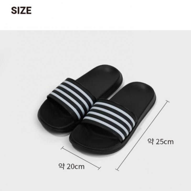 Daiso Простые косые тапочки около 250 мм