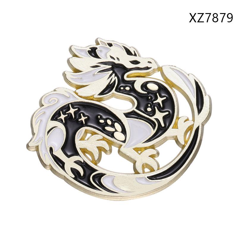 Dragon Eagle Enamel Pins Pterosauria Brooches Lapen Pin Badge Backpack Decor