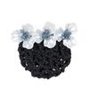 Flower Hairpin Korean Bun Snood Ponytail Clip Hairgrips Cover Net Vintage Women Spring Clip  Gift