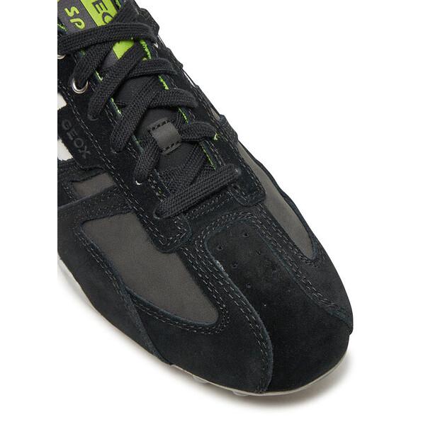Men's Sneakers Geox Uomo Snake U4507a 022ek C9151 Black
