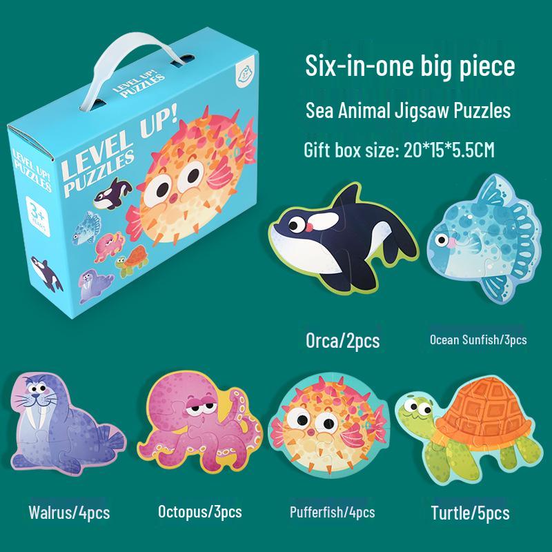 Magnetic Puzzle Set - Educational Toy for Children Aged 2-6