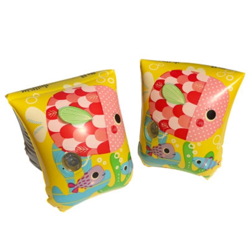 Нарукавники для плавания, 1 пара нарукавников для плавания, безопасное мультяшное средство для плавания, красивое и интересное, надувные нарукавники для детей 3-6 лет, бассейн