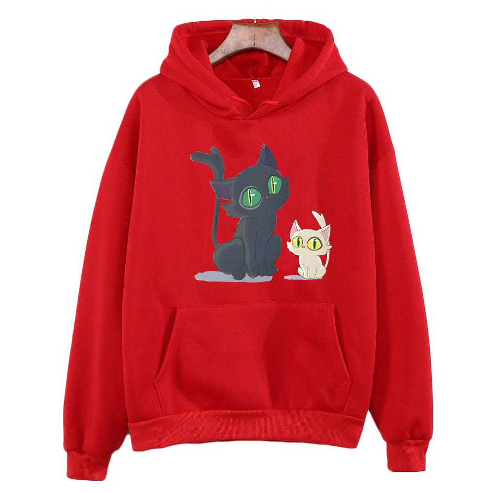 Suzume No Tojimari Daijin with Sadaijin Cat толстовки унисекс для женщин смотрят на тебя каваи/милые аниме одежда пуловеры с героями мультфильмов Неко