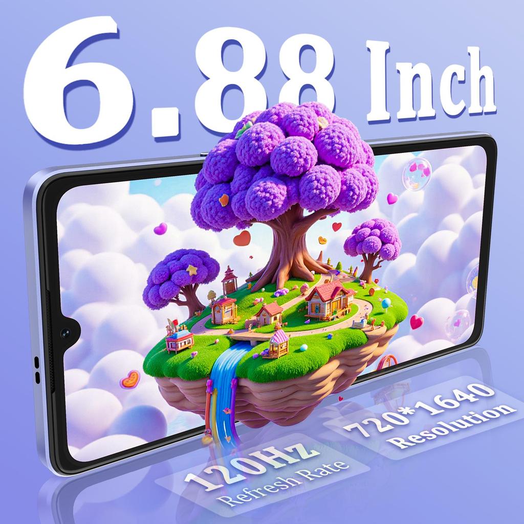 Смартфон CUBOT P90 Android 15, 24 ГБ ОЗУ + 256 ГБ ПЗУ, 6,88-дюймовый HD+ дисплей 120 Гц, 1,72-дюймовый задний сенсорный экран, 64 Мп + 16 Мп, 5100 мАч, NFC/Распознавание лица/Отпечаток пальца