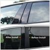 Pillar Posts Car Window Door Moulding Trims Cover Stickers Decal Glossy Black Accessories Fit For Mitsubishi Pajero Sport 2009-2015
