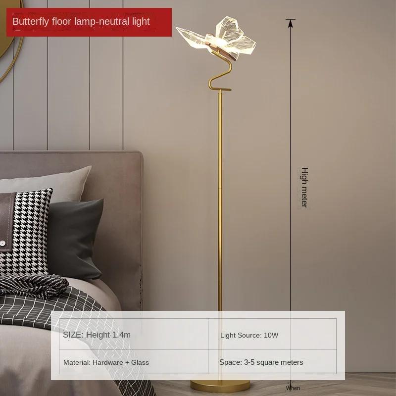Бабочка Светильник Роскошная Спальня Изголовье Кровати Маленькая Люстра Гостиная Напольный Светильник ТВ Фон Настенное Украшение Настенный Светильник
