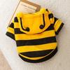 Breathable Cat Dog Clothes Winter Warm Bee Cosplay Costume  Pet Supplies