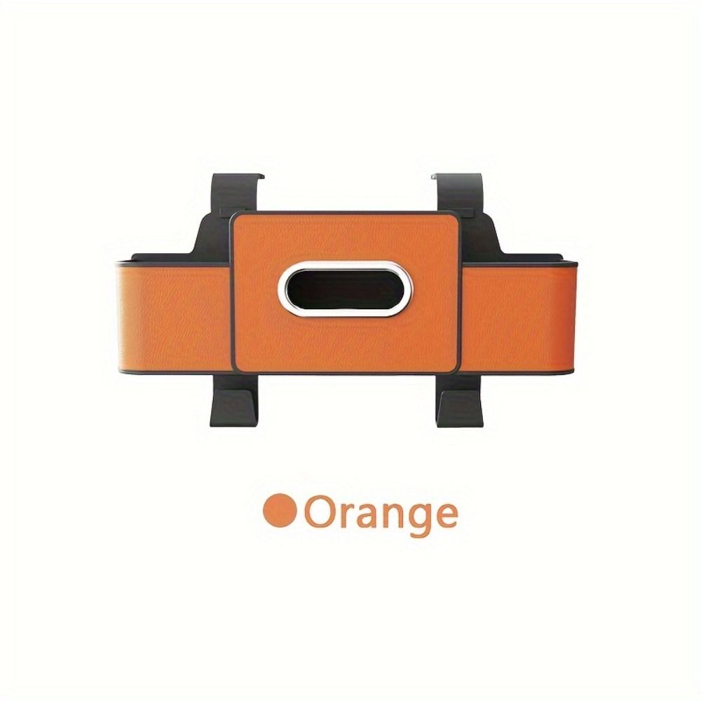 Partition Design Car Drink Cup Holder Water-proof Vehicle Tissue Box Car Rear Seat Organizer Bag