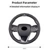 ULA5   Nappa Leather Perforated Anti-Slip Steering Wheel Protective Sleeve For Mercedes-Benz GLC X253 X254 C-Class W205 W206 A-Class W1