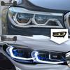 Блок-фара для BMW 7 серии G11/G12 (2016-2018) с новыми светодиодными дневными ходовыми огнями, модификация бампера не требуется