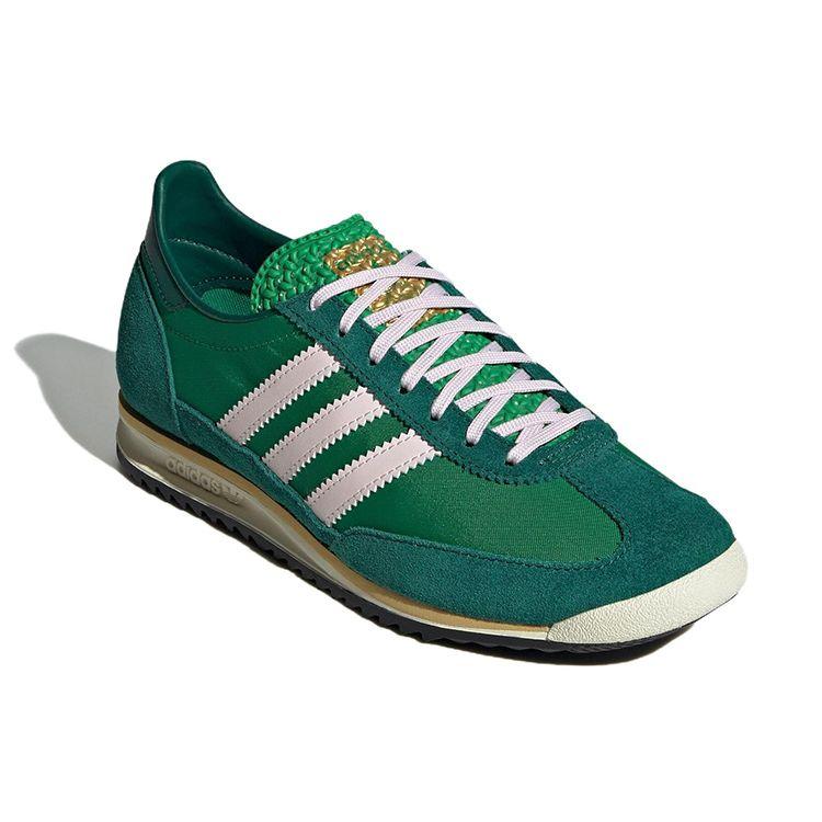 adidas SL72 Collegiate Зеленые женские кроссовки Night-Indigo Semi-Green-Spark IE3427