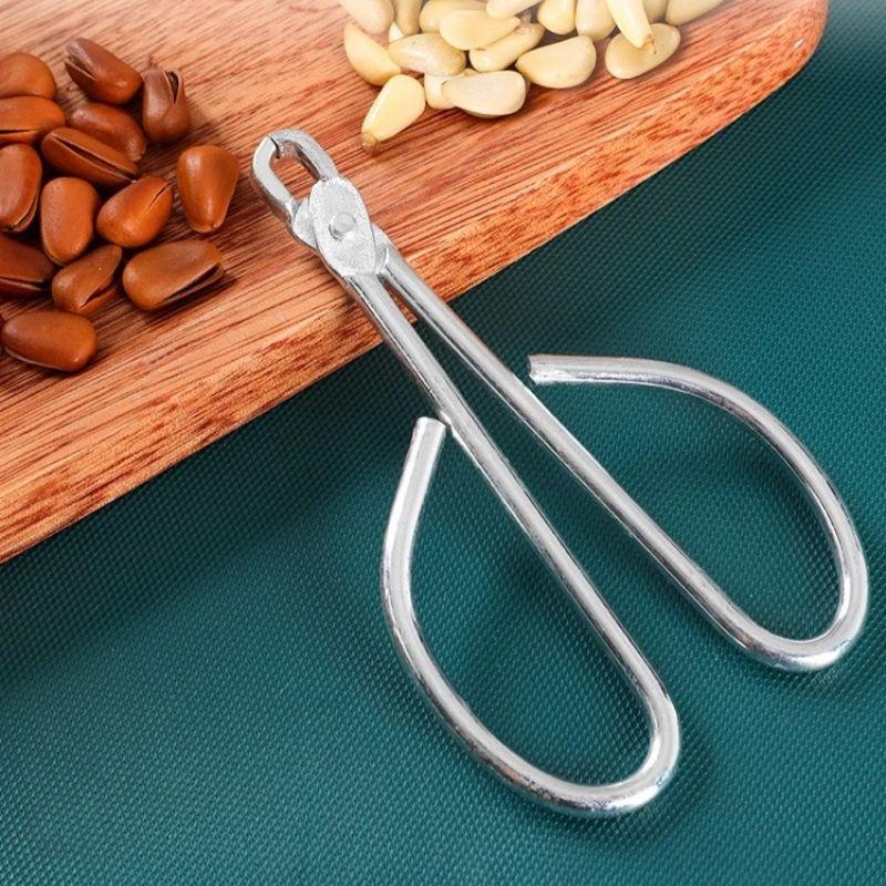 1PCS Nut Sheller Pine Nut Sheller Melon Seed Sheller Household Nut Special Clamp Hazelnut Melon Seed Pliers Clamp Peeling Melon Seed Artifact