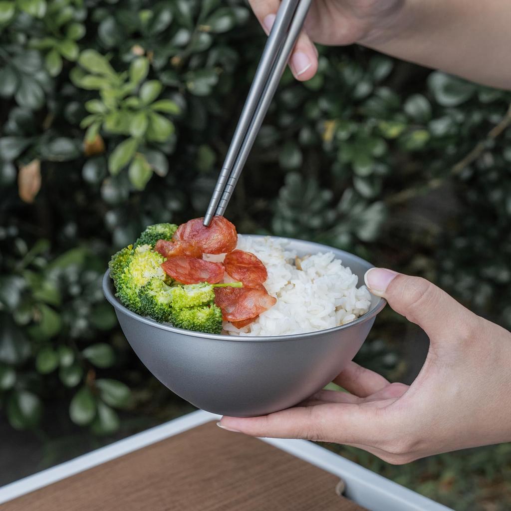 Boundless Voyage Titanium 300ml for Kids and Ramen Rice Soup Titanium Ti1167T Bowl, Double-Walled, Capacity, Adults, Bowl, Bowl, Bowl, Heat-Resistant,