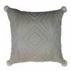 Housse de coussin - Naturel - 50 x 50 cm - Design moderne - Résistante