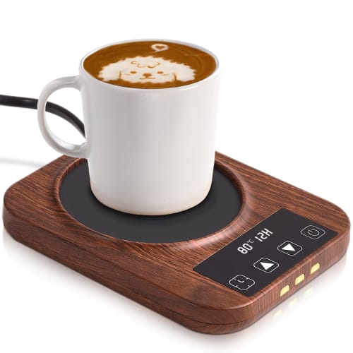 Keeps Your Drinks Hot Until the Very End! 9-temperature Setting, Timer, and Pre-set Function. Includes a Warm Coaster. Memory Function Keeps Your Coff