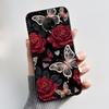 Для Nokia G300 TA-1374 Чехол Роскошная Мода Бабочки Цветы Черный Мягкий Силиконовый Чехол Для Nokia G300 G 300 NokiaG300 Чехол для Телефона