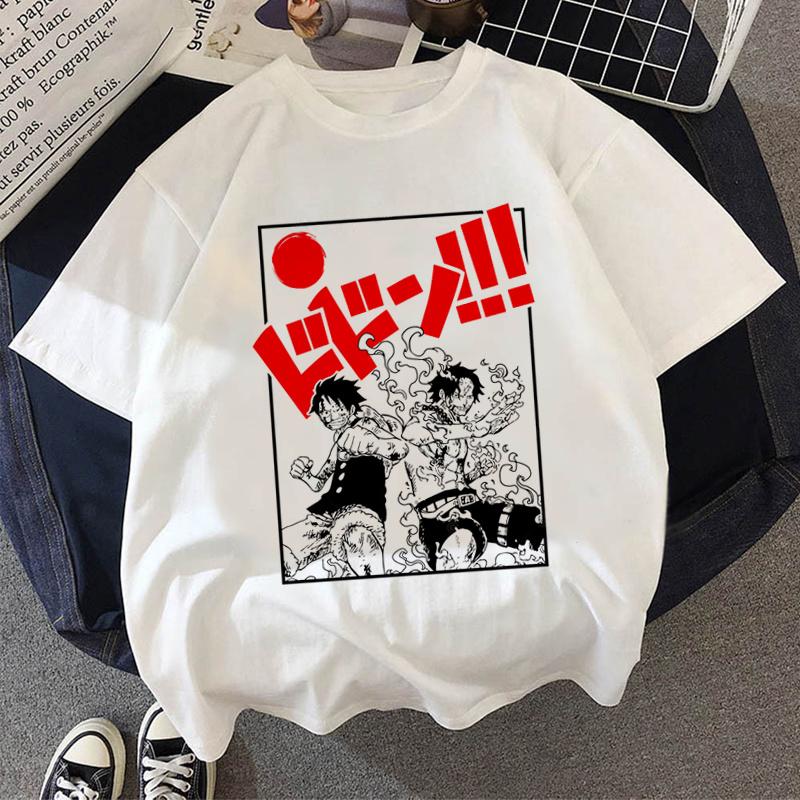 Японский Аниме One Piece Футболка с Луффи Чоппер Периферийная Одежда Мужская Мультяшная Футболка Мода Харадзюку Ульззан Мода Унисекс Топ