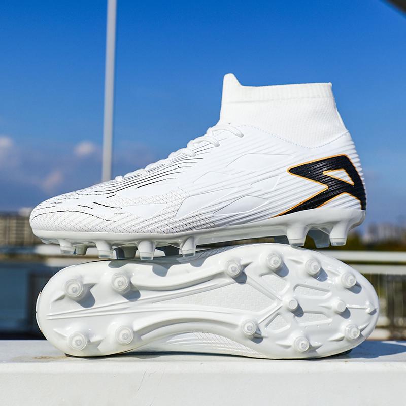 Мужские футбольные бутсы большого размера с высоким верхом, тренировочные бутсы для студентов и студентов, детские футбольные бутсы