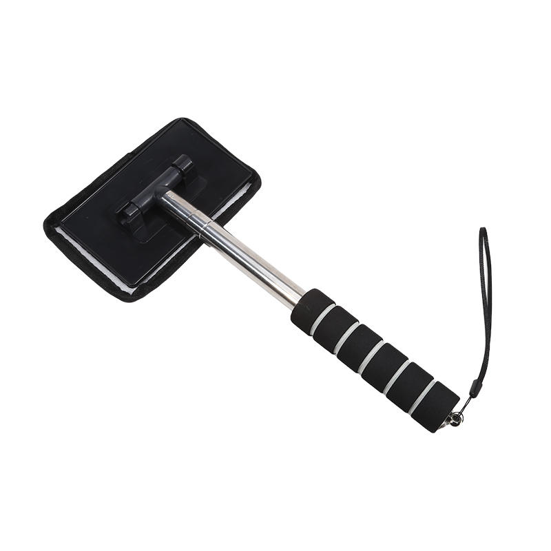 Car Cleaning Wash Brush Front Windshield Cleaning Defogging Brush Dust Mirror Glass Wipe Telescopic Long Handle Household Glass Clean Remover Tool