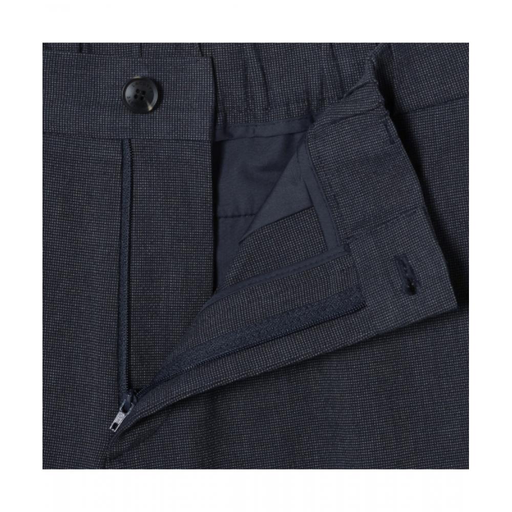 Lacoste Мужские брюки-чиносы с микро-узором [темно-синий]