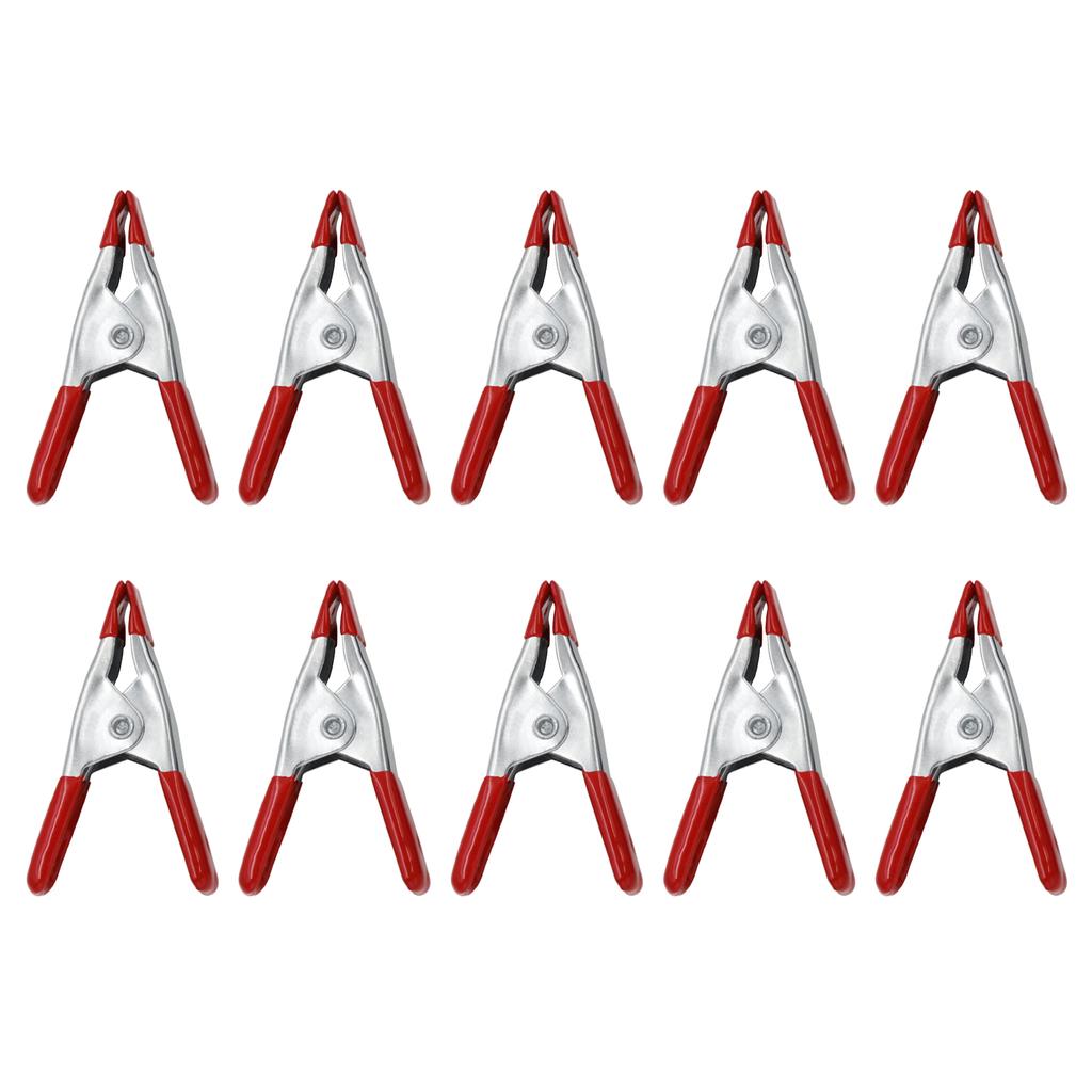 10Pcs 2 Inch Metal A-Shaped Spring Clip Multi-Purpose Woodworking Electrician Powerful Spring Clamps A Clip Hand Tools