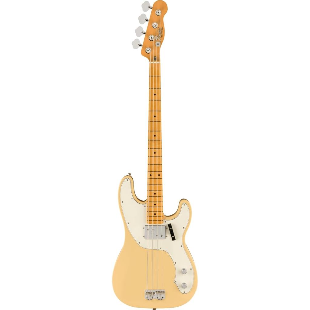 Fender II Клен Винтаж с Мягким Кейсом Vintera® '70s Telecaster® Bass, Накладка на Гриф, Белый,
