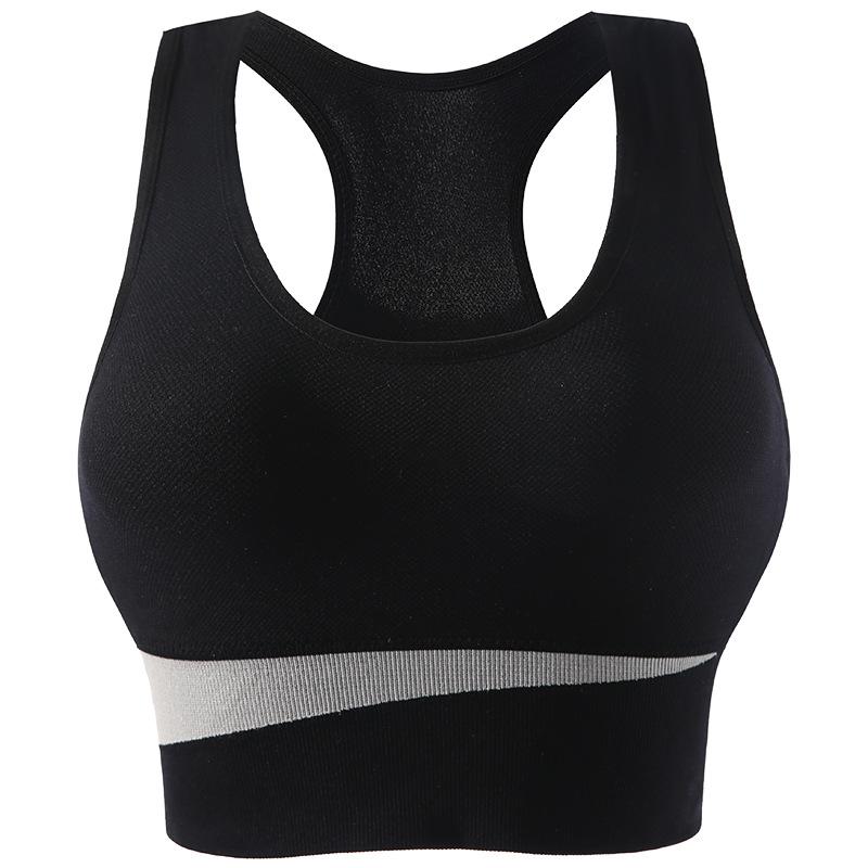 Ladies Fitness Sports Bra Shockproof Push Up Yoga Vest Daily Casual Underwear High Elasticity Tank Top Lingerie