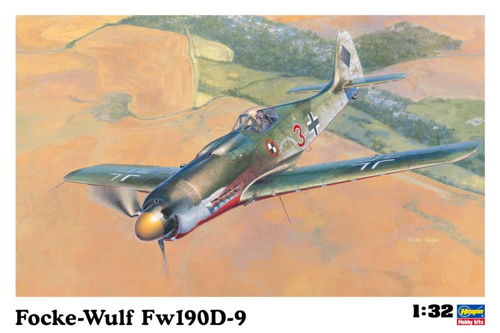 Hasegawa 1/32 scale German Air Force Focke-Wulf Fw190D-9 Plastic Model Kit ST19