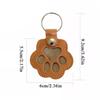 Creative Cat Claw Keychain Kitty Dogs Paw Pendant Exquisite Pet Hair Storage Bag  Hanging Accessory