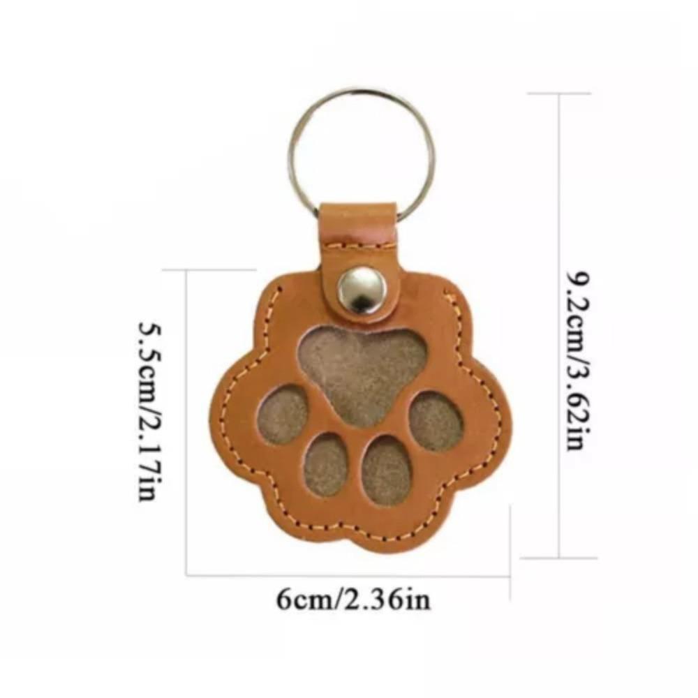 Creative Cat Claw Keychain Kitty Dogs Paw Pendant Exquisite Pet Hair Storage Bag  Hanging Accessory