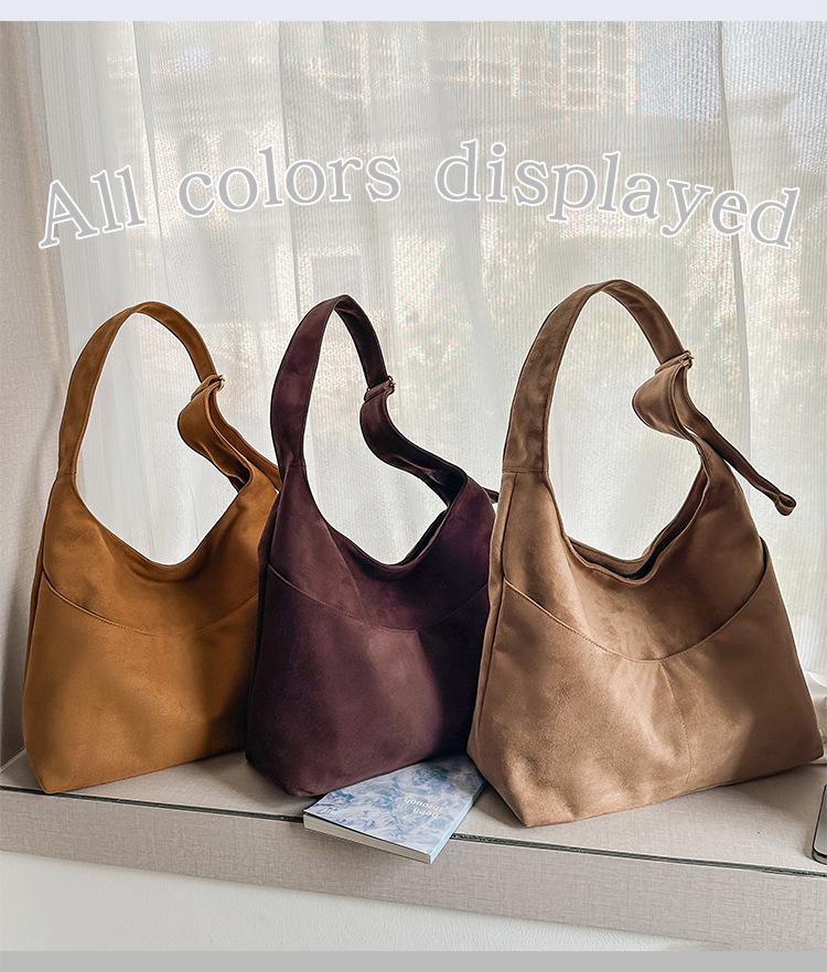 Женская ретро-сумка 2025 - Большая вместимость, Матовая текстура, Универсальная сумка через плечо/тоут