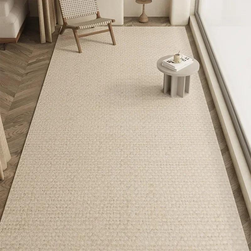 Балкон Водонепроницаемый Ковер ПВХ Кожа Противоскользящий Напольный Коврик Большой Размер Минималистичный Стиль Домашнее Украшение Ковер Кухонные Ковры