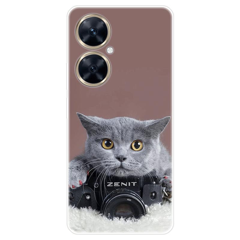 Для Huawei nova 11i nova11i чехол Мягкая силиконовая задняя крышка Чехол для телефона с рисунком из мультфильма Разнообразие