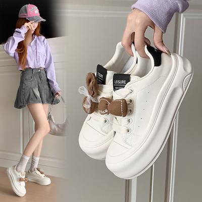 2025 маленькие белые туфли детские осенние новые корейская версия ins студентки досуг спорт универсальные кеды уличная съемка MXD07
