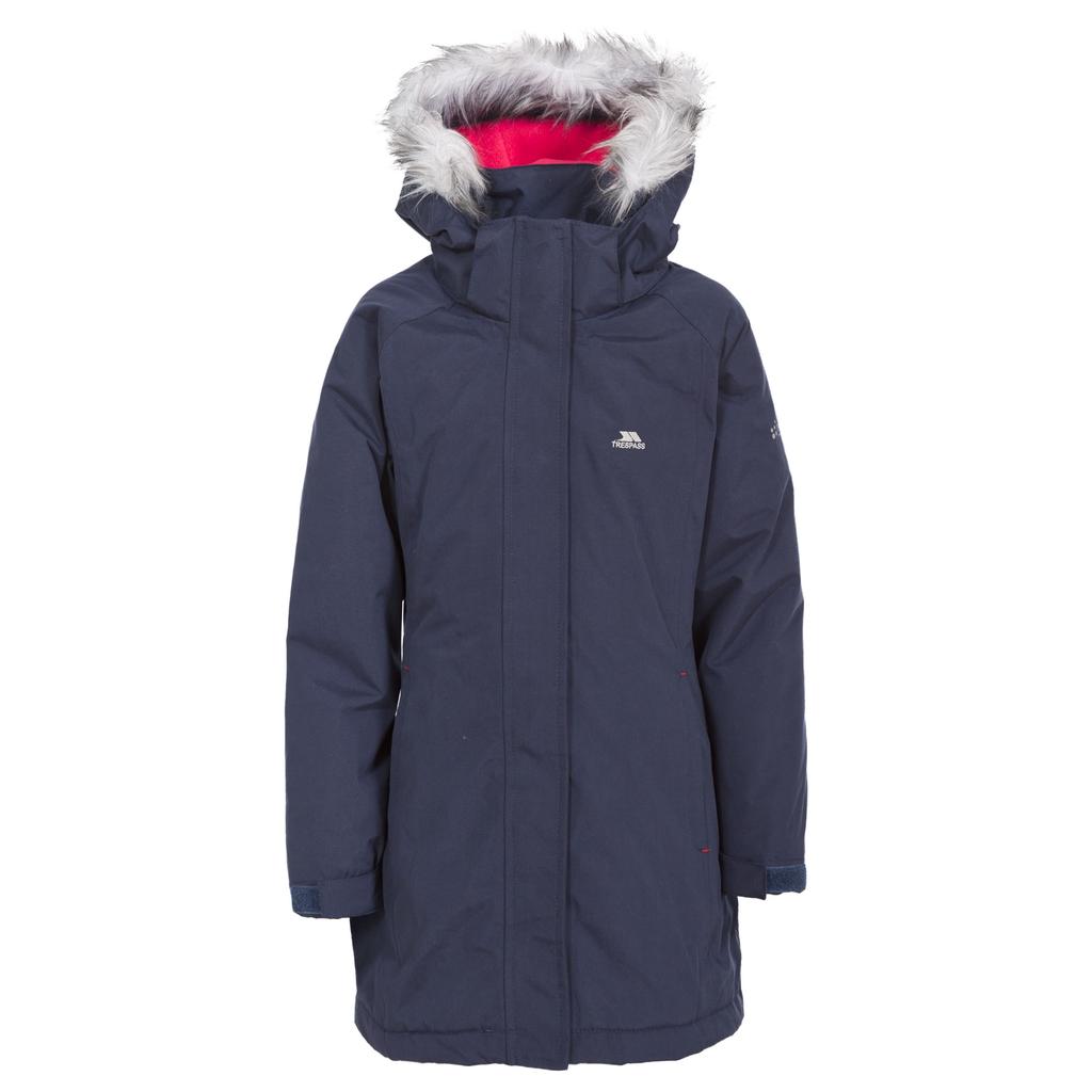 Childrens Girls Fame Waterproof Parka Jacket